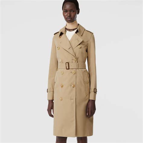 burberry kensington long trench coat|burberry kensington trench coat women's.